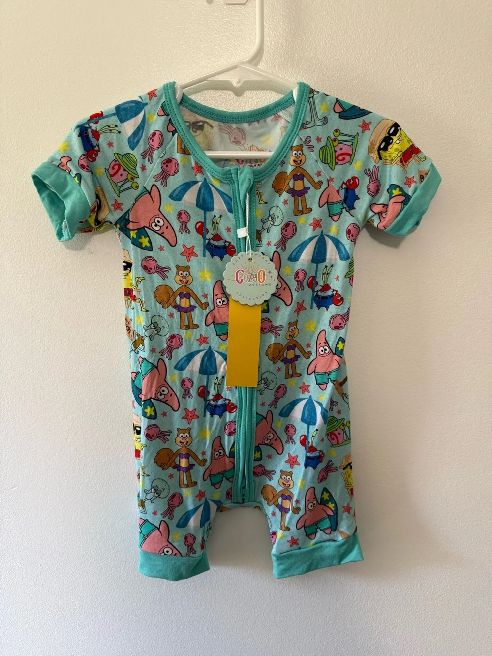 Bamboo SpongeBob & Friends Short Sleeve One-Piece Shortie